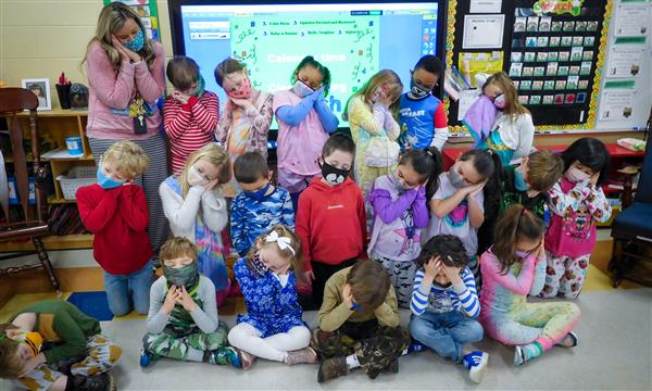 Students dressed as book characters